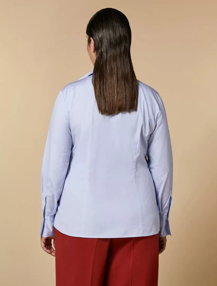 Cheap Yarn-Dyed Poplin Shirt Blouses & Shirts